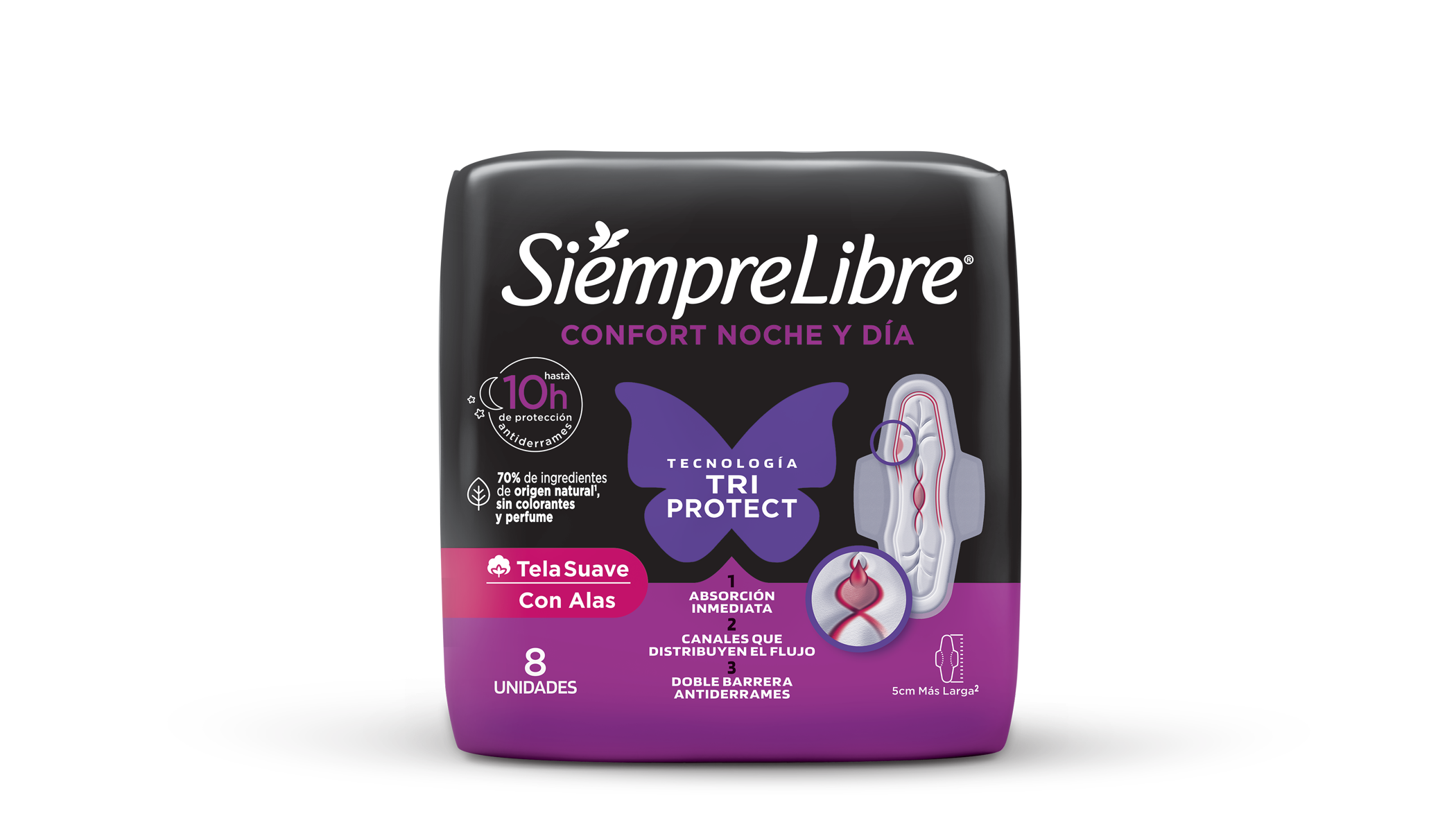Toalla Higiénica Stayfree Confort Noche y Día