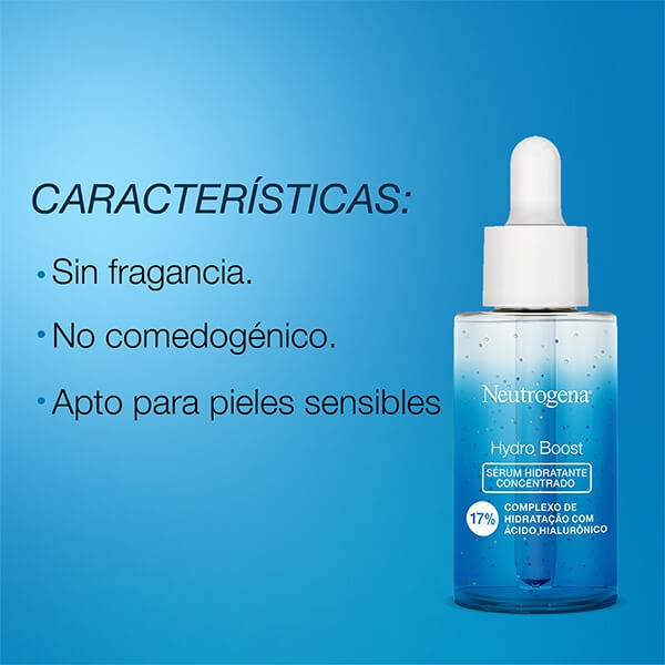 SERUM HIDRATANTE CONCENTRADO FACIAL  HYDRO - Características