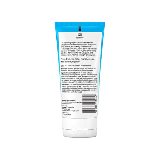 Back del exfoliante facial 147ml