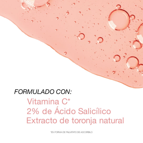 Gel limpiador facial Neutrogena® Oil Free Toronja Ácido salicílico 177ml - Fórmula