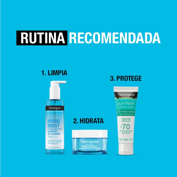 Gel Limpiador Facial Neutrogena® Hydro Boost® Sin Fragancia 230ml - Rutina