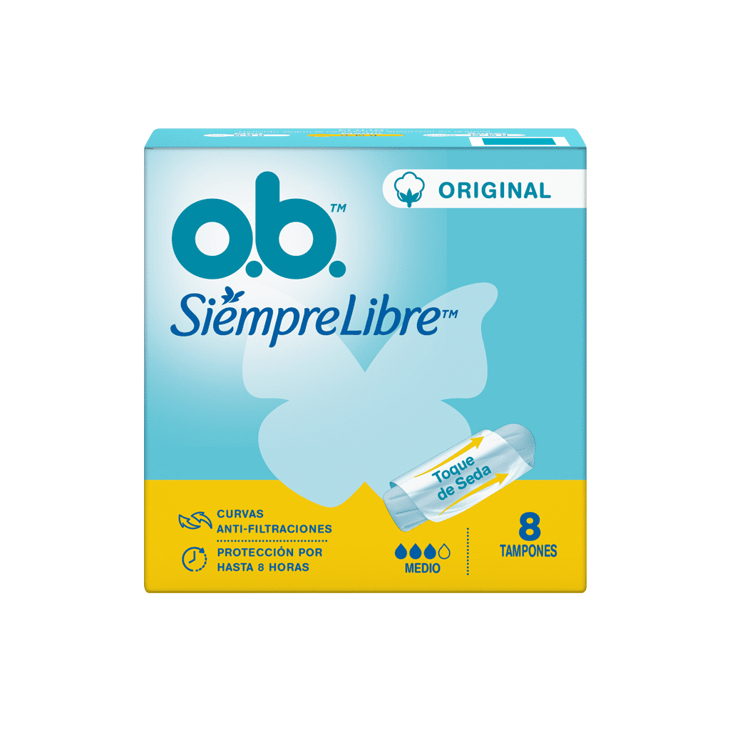 Tampones o.b® Siempre Libre® Medio