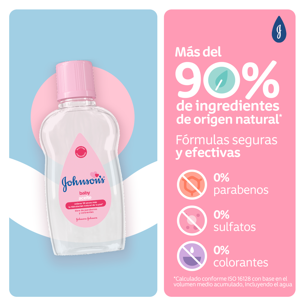 Aceite JOHNSON'S® Original - Ingredientes