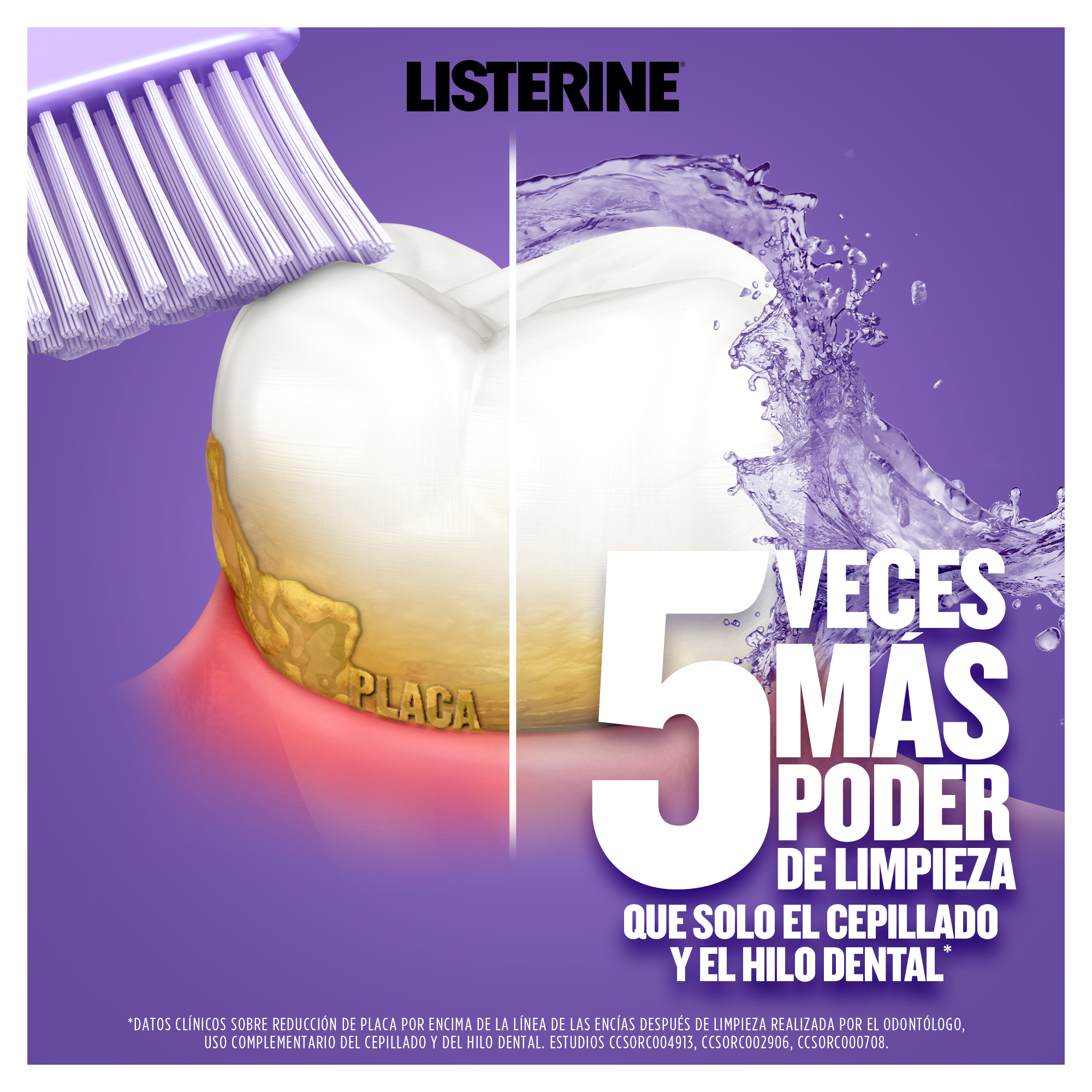 5 veces más poder de limpieza
