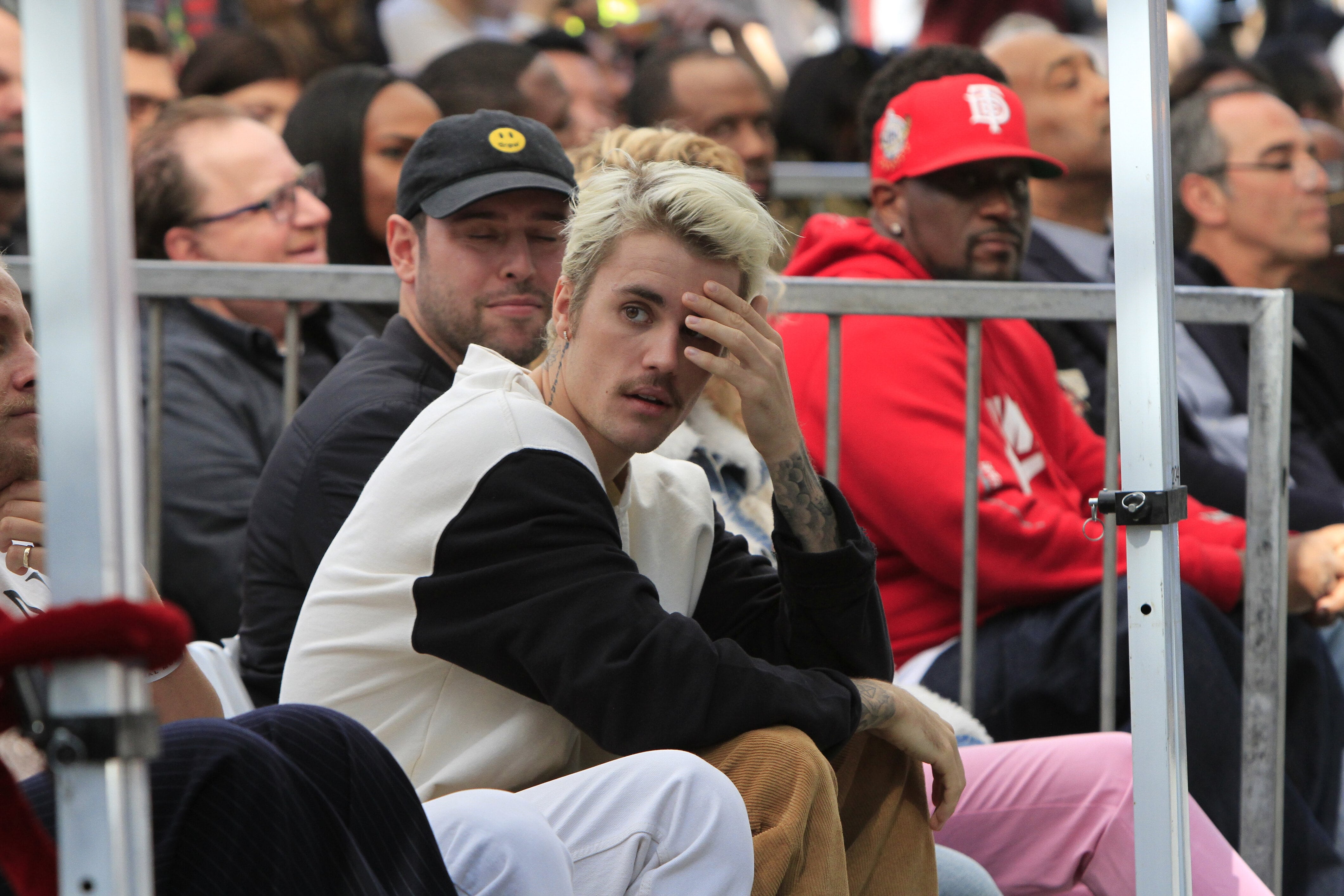 Justin Bieber at a Hollywood Walk of Fame Ceremony