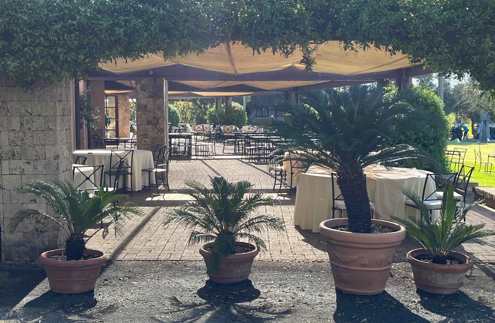Parco de' Medici golfklubin terassi