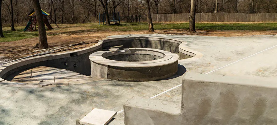Design flexibility of gunite pools