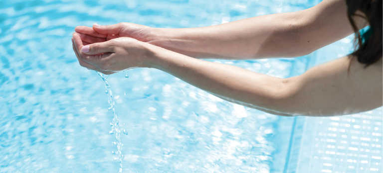 Hydrotherapy involves the use of water in pools
