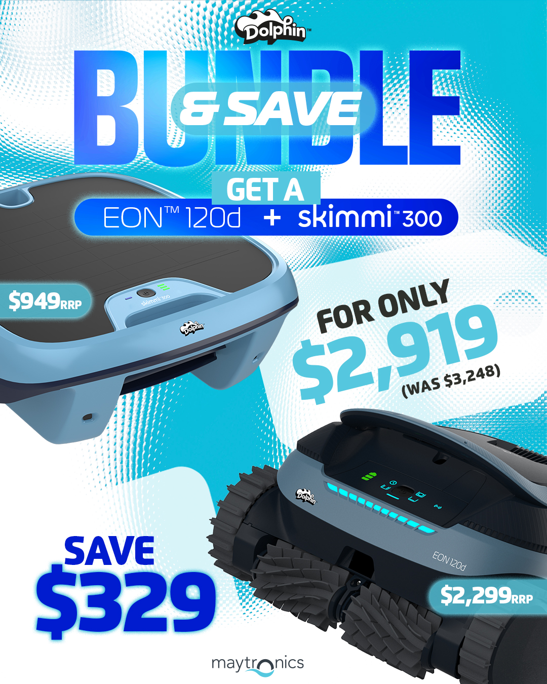 Dolphin Eon 120d + Skimmi 300 Bundle