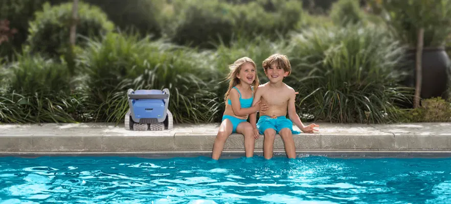Blog robot pool cleaner kids in pool