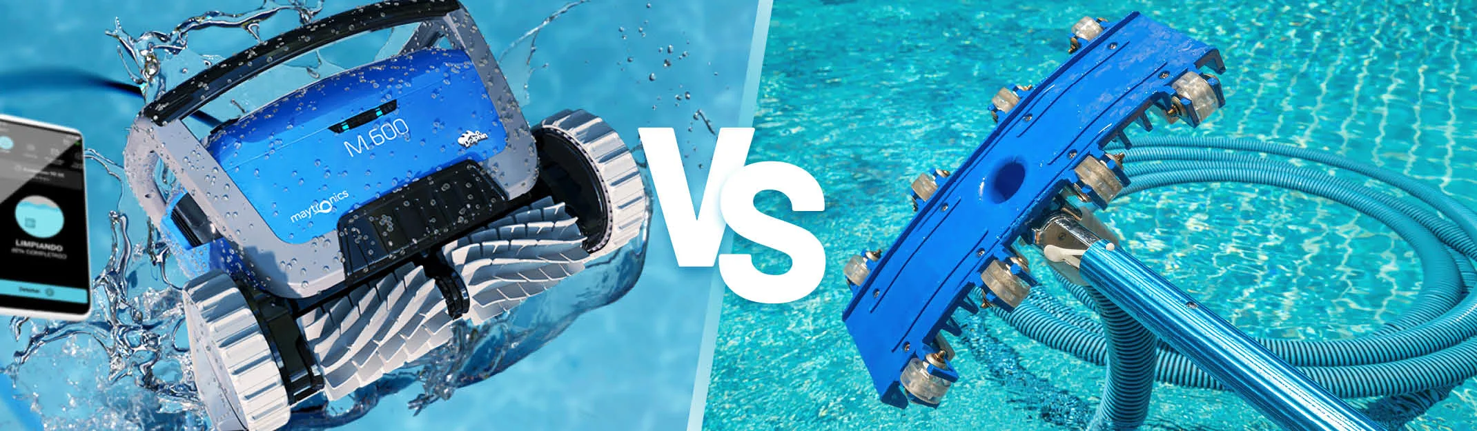 Differences between suction cleaners and Dolphin robotic pool cleaners