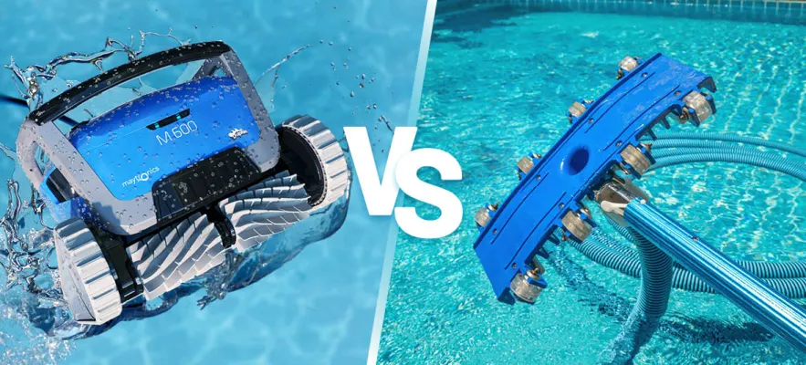 Robotic Pool Cleaner VS Suction Pool Cleaner