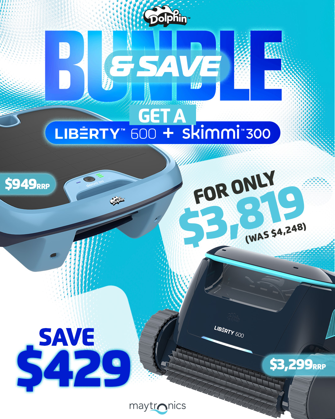 Dolphin Liberty 600 + Skimmi 300 Bundle