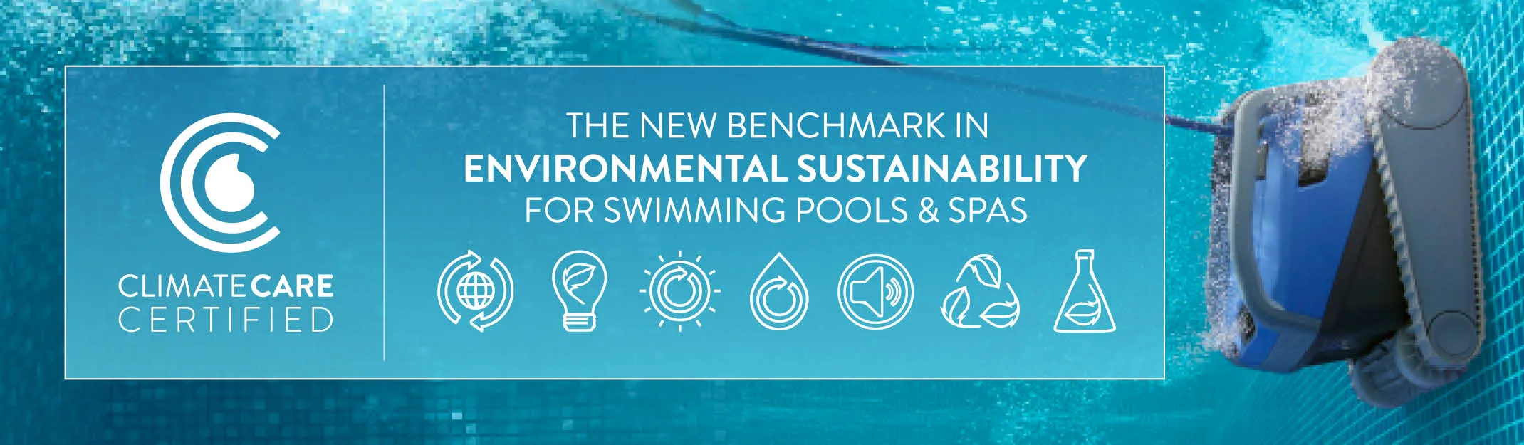 Dolphin range of robotic pool cleaners environmental sustainability