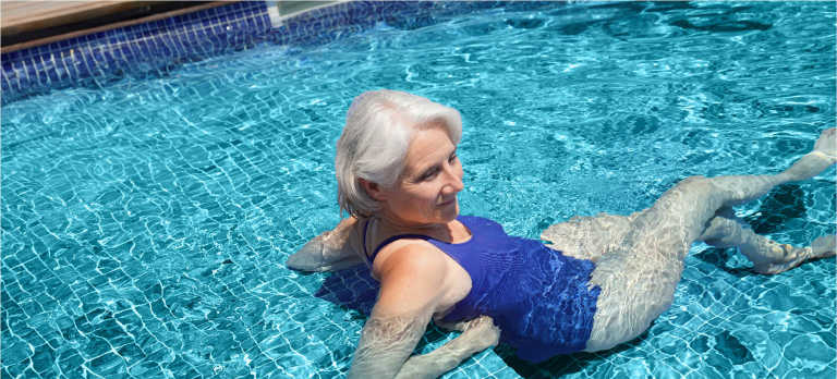 Angie finds comfort with Mineral Swim