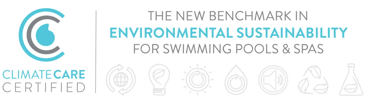 The new benchmark in environmental sustainability for swimming pools and spas.