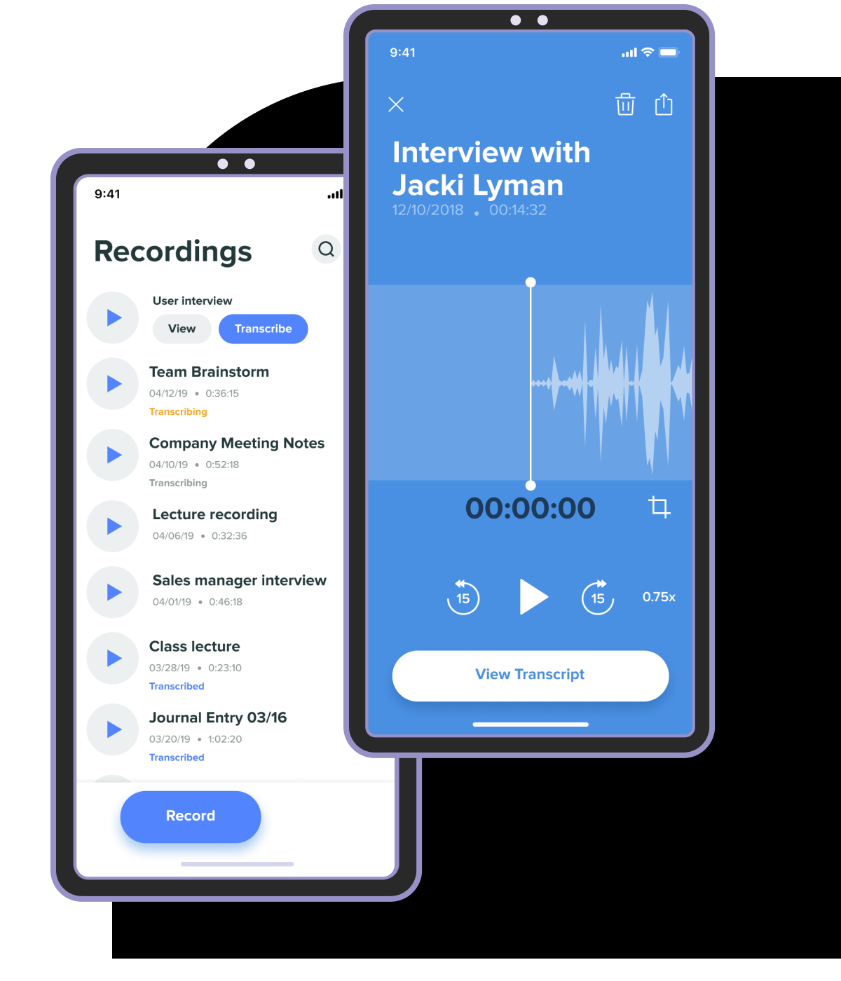 Free Audio & Voice recorder App | Rev