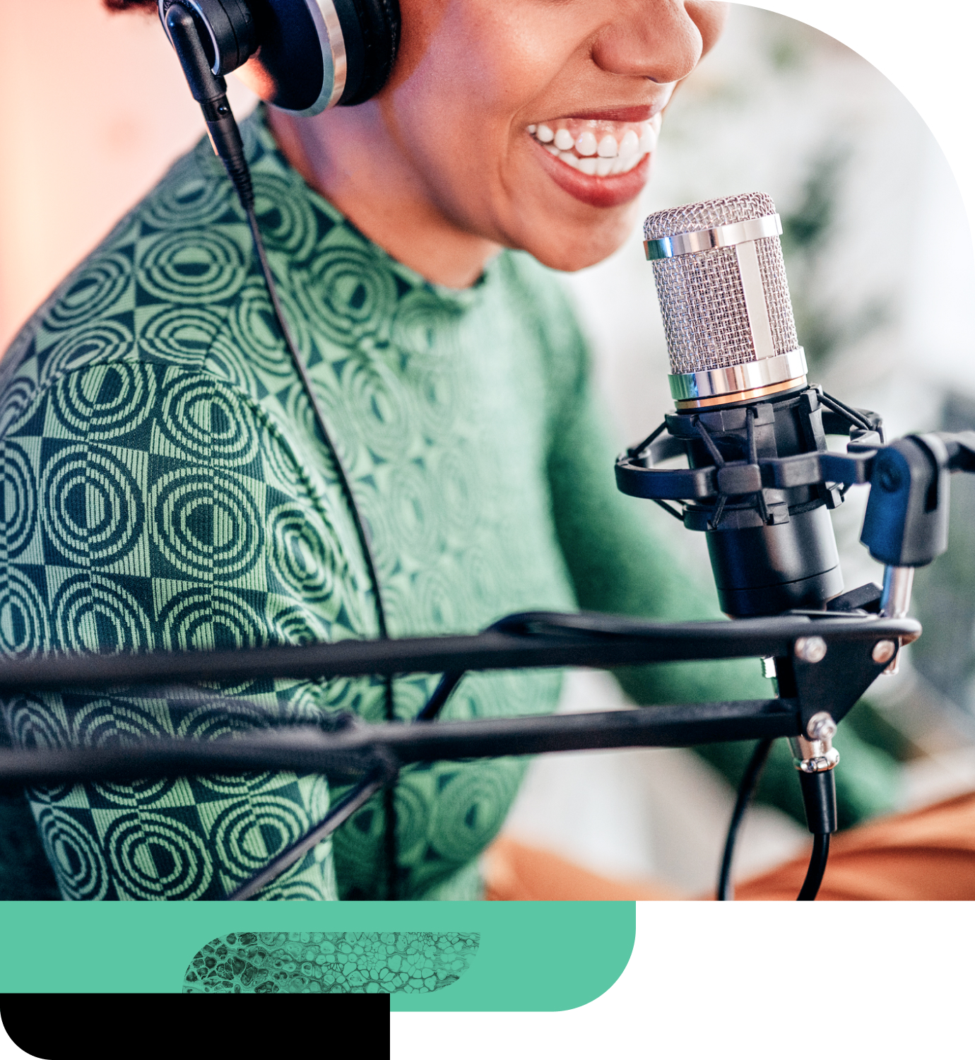 Podcast Host using Rev's auto audio transcription services for Automatic Speech Recognition Technology