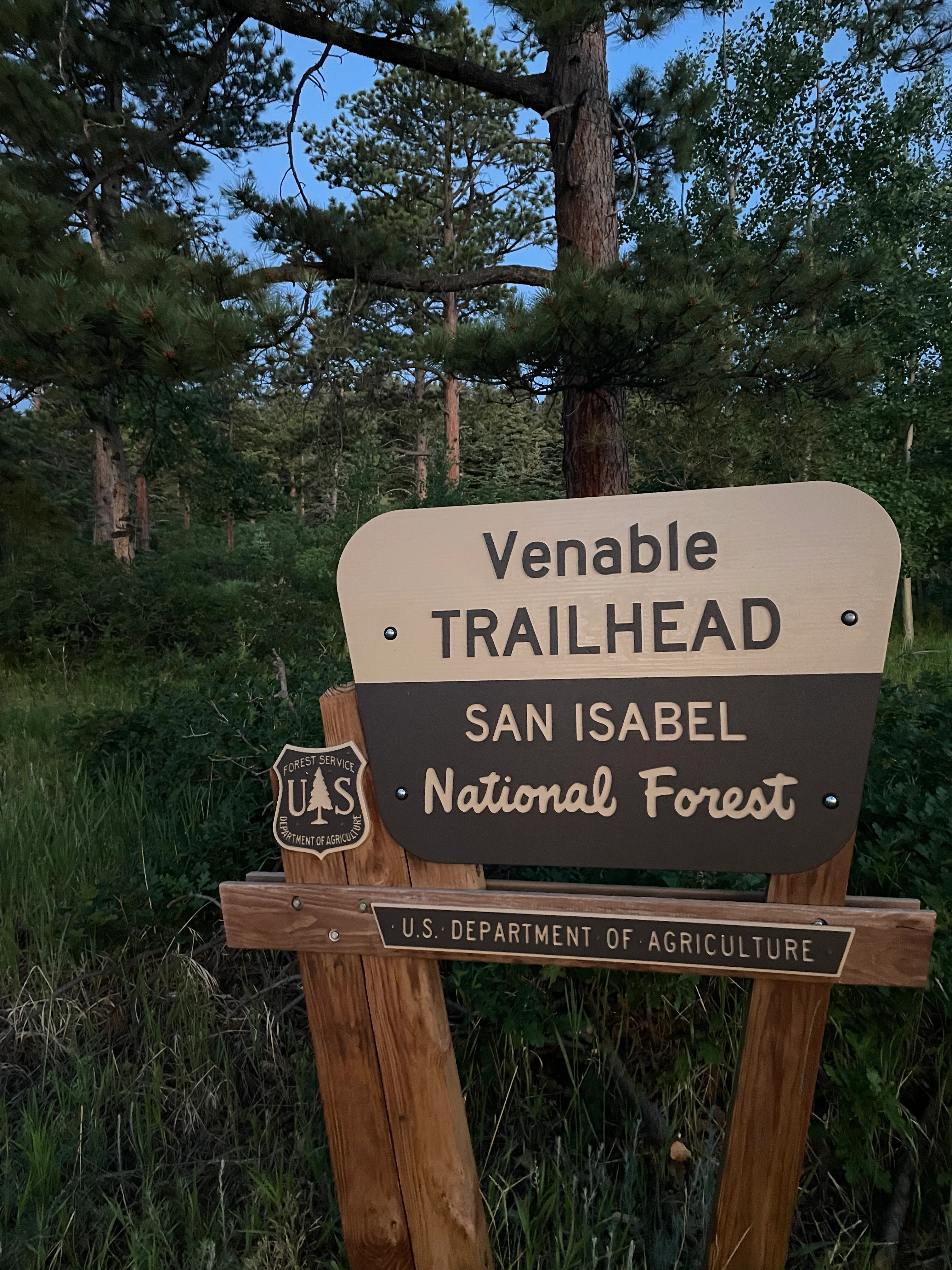 Venable Trailhead Morning