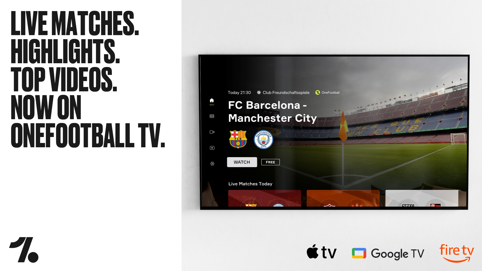 OneFootball launches first TV app to bring the game to millions of homes around the world