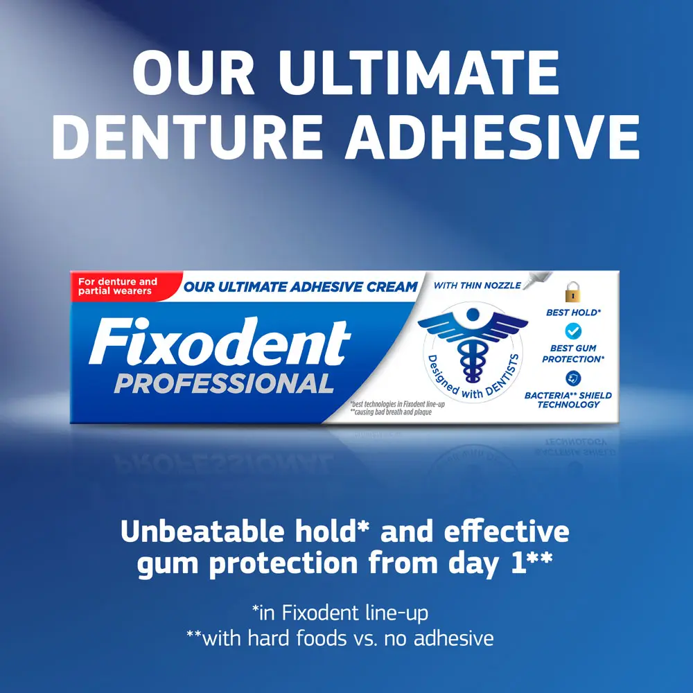 Fixodent Denture Adhesive Professional Travel Pack Size 10g x 1 Teeth Oral  Care