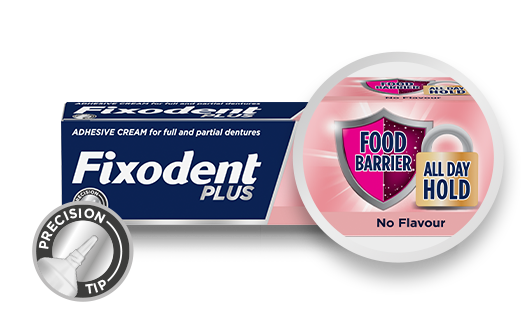 PDP - Fixodent Plus Food Barrier FRESH - NEW - Gen Product Preview