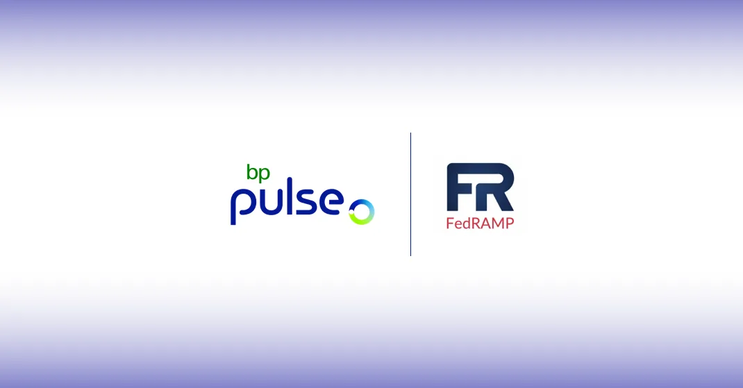 Logos of bp pulse and Federal Risk and Authorization Management Program (FedRAMP).