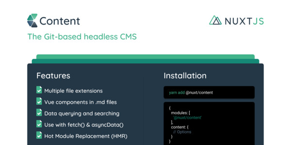 Introduction - Nuxt Content