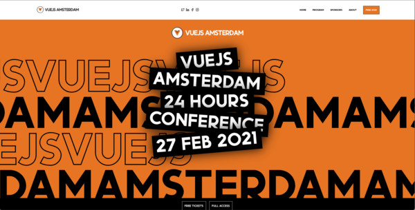 Vuejs Amsterdam 24 hour Online Conference