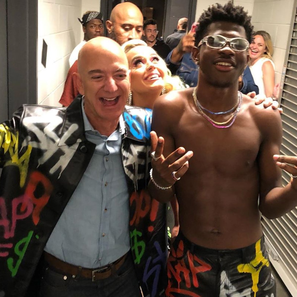 "Jeff Bezos & Lil Nas X & Katy Perry"