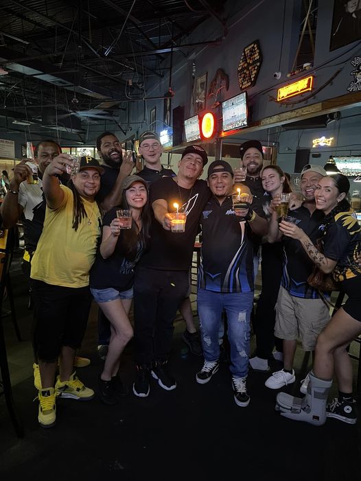 Celebrating Together at Backstage Billiards!