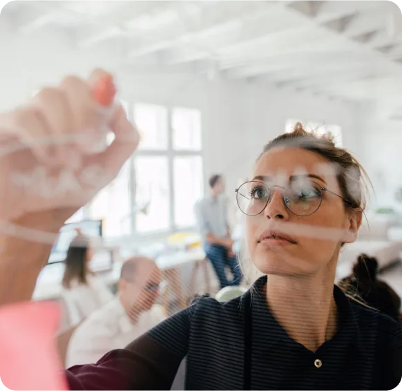 Portrait photo of an architecture team member at work.