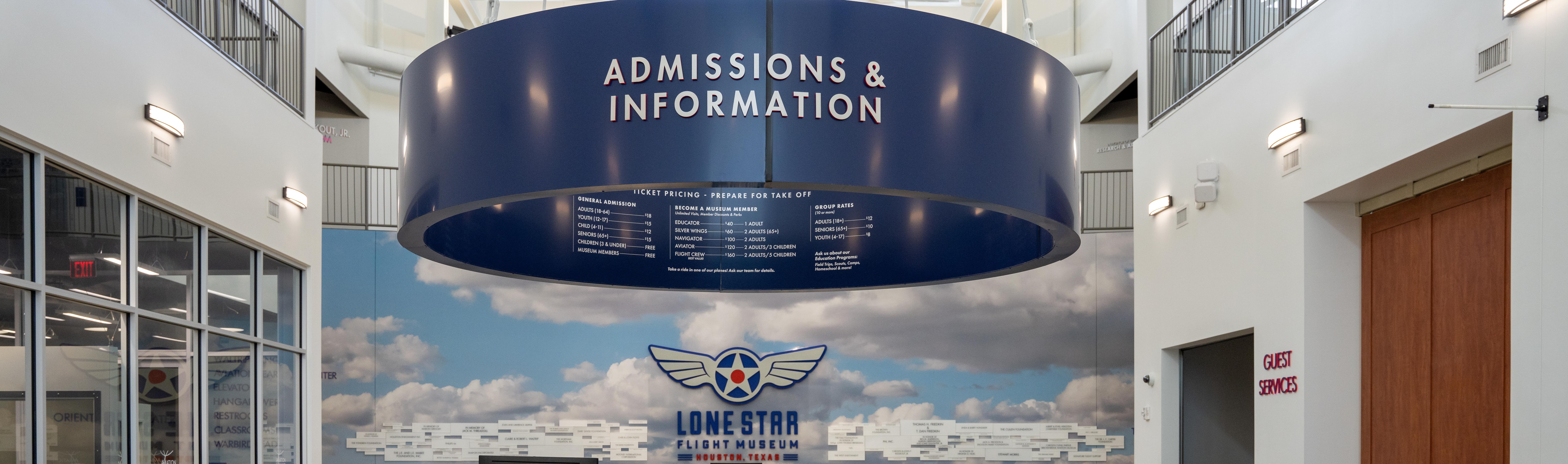 Lone Star Flight Museum Information Booth