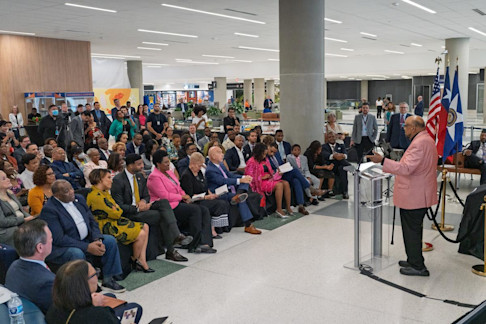 Sheila Jackson Lee Terminal E at IAH