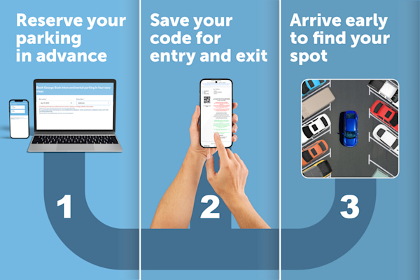 Navigate the New CDE Parking Garage at IAH