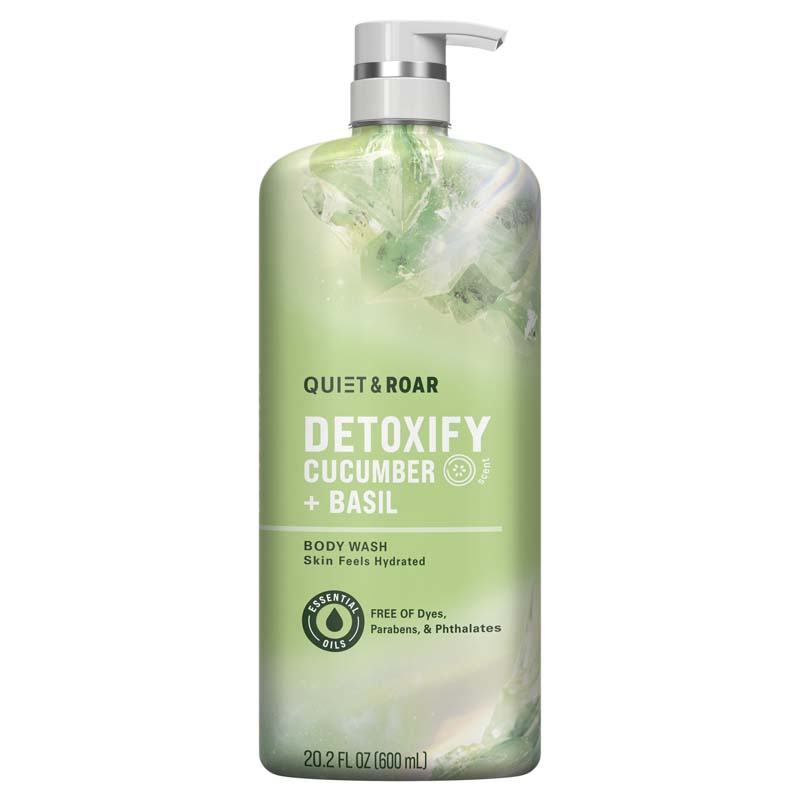 DETOXIFY Cucumber Basil Body Wash Quiet Roar