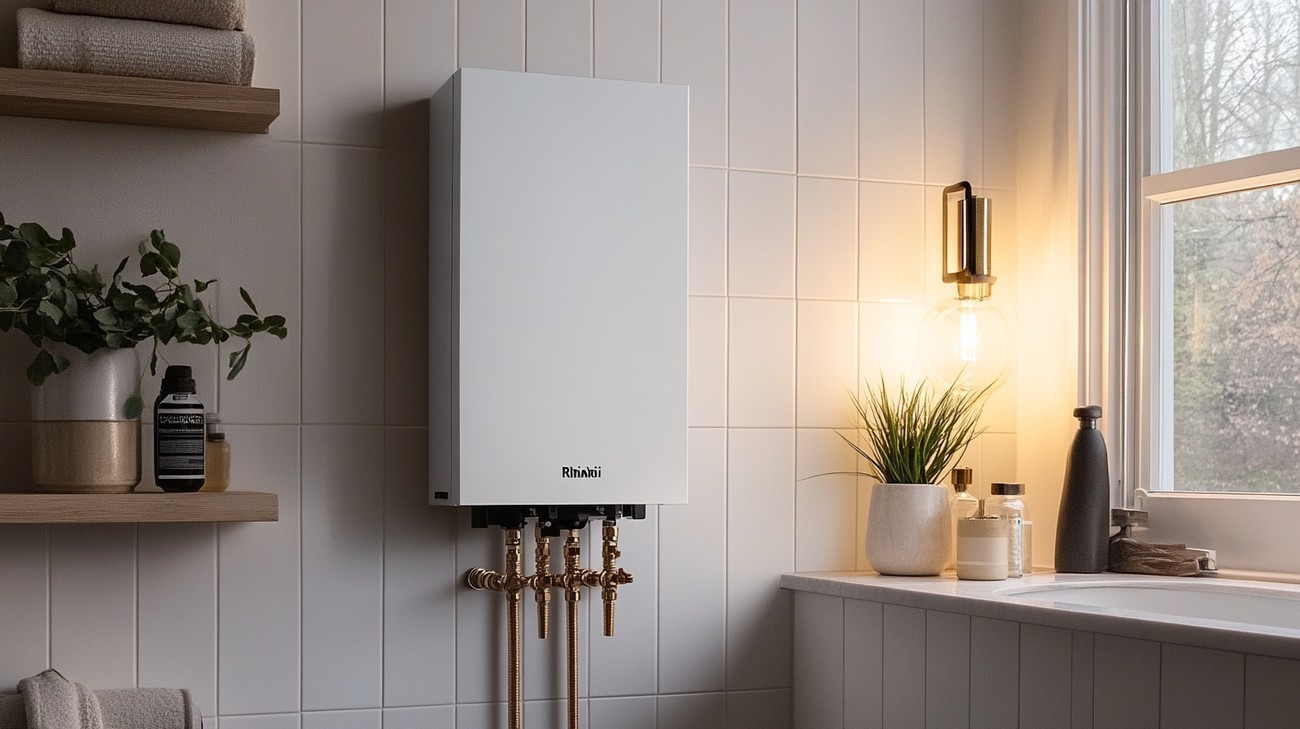 rinnai tankless water heater photo