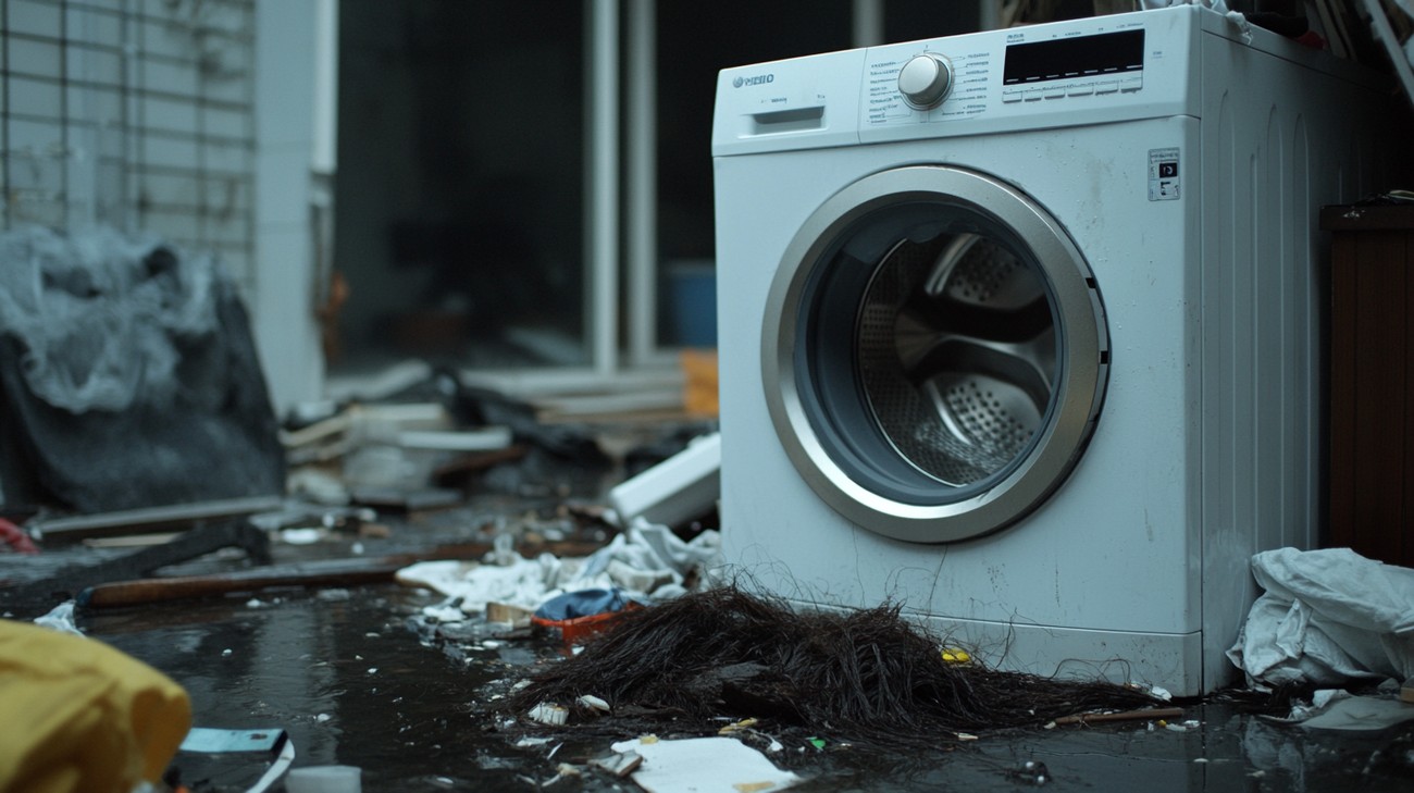 best washer drain clogged