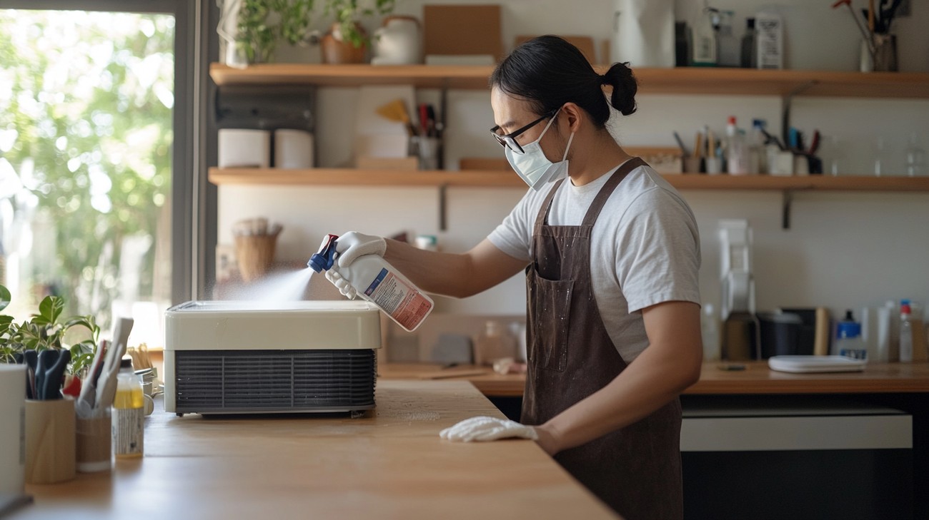 how to clean ac coils photo