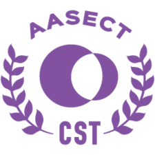 AASECT badge signifying Laura Wood as a certified sex therapist
