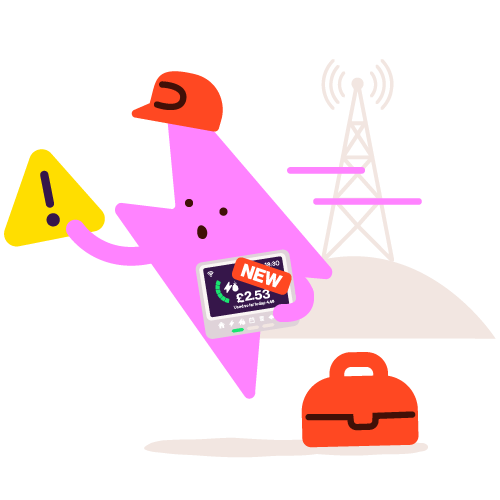 Flash character with smart meter replacing RTS meter