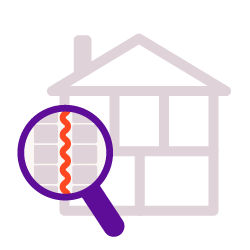 House with cavity wall insulation
