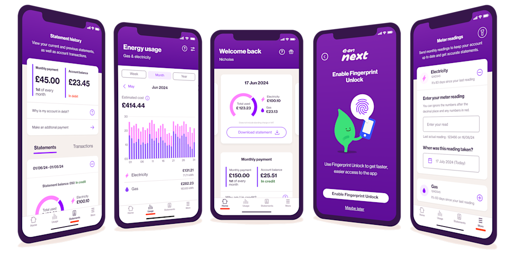 Smartphones - e.on next app