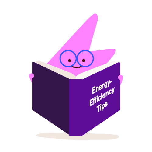 Flash character reading energy efficiency tips book