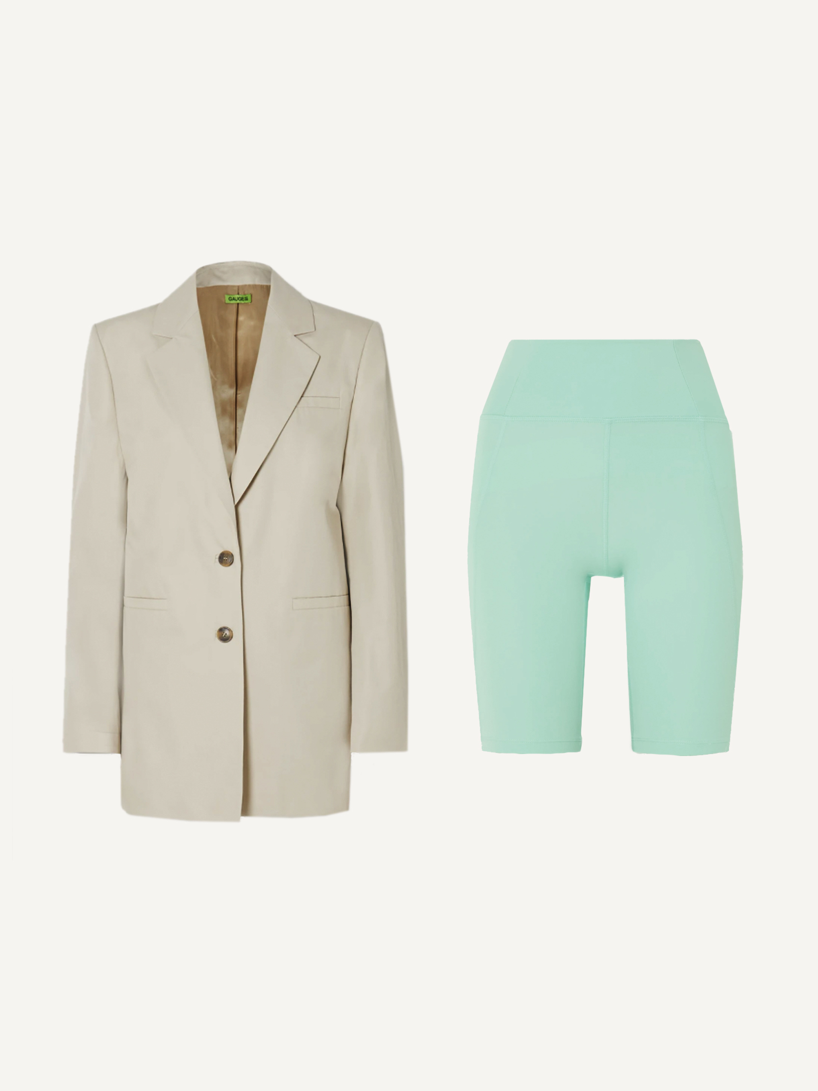 Blazer + Radlerhose 