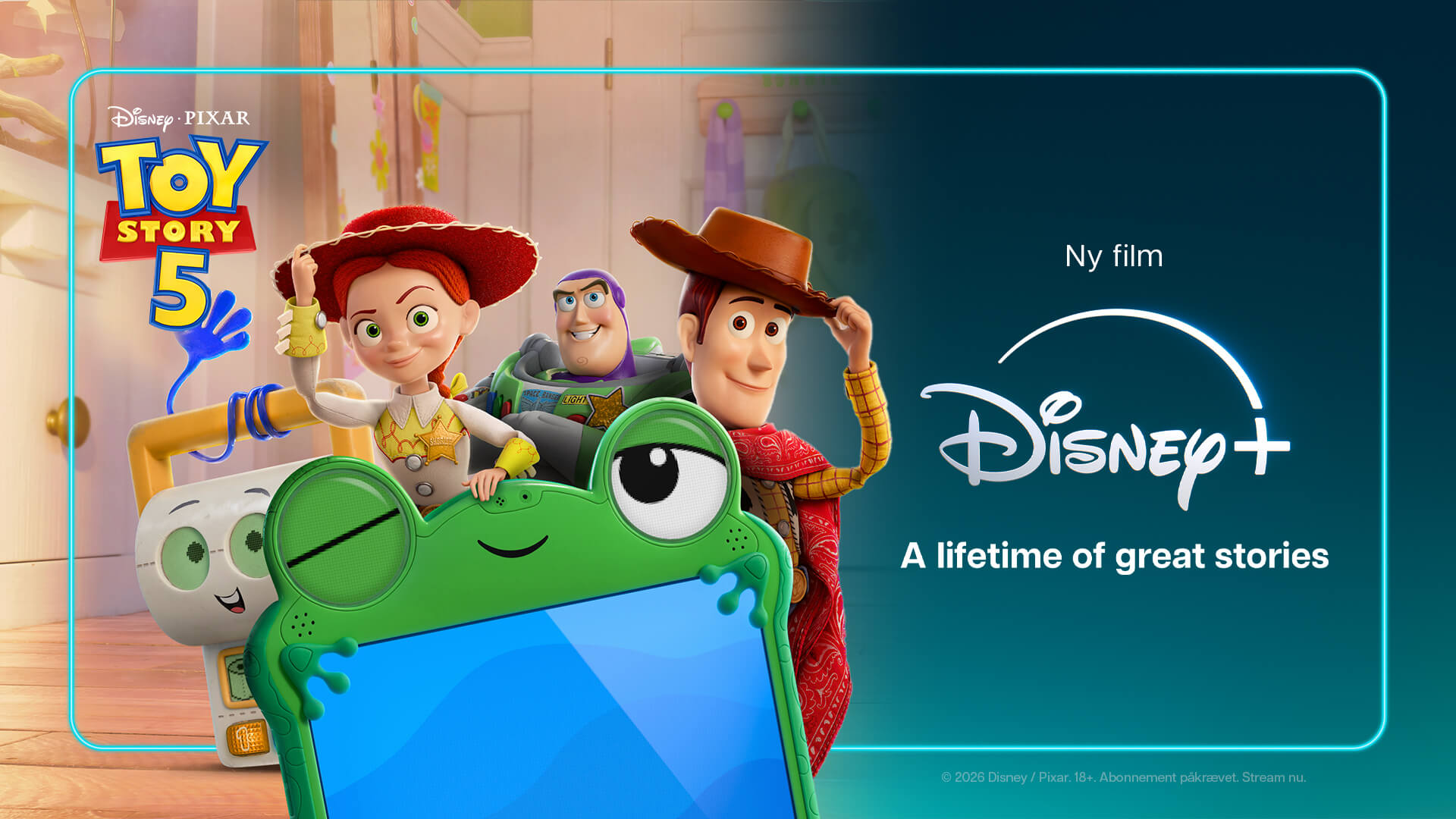 Se Toy Story 5 på Disney+