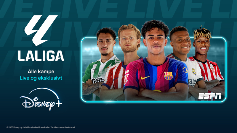 Se spansk topfodbold på Disney+