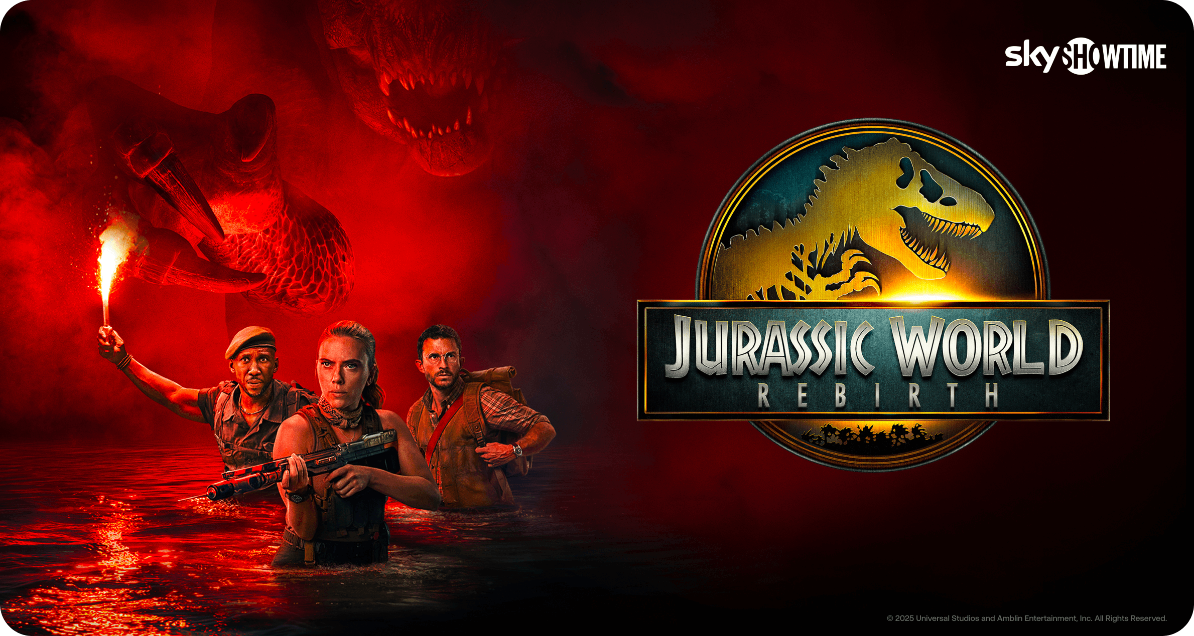 Se Jurassic World: Rebirth med Skyshowtime