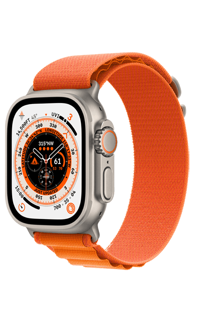 Apple Watch Ultra 49mm Orange Alpine Loop - Small
