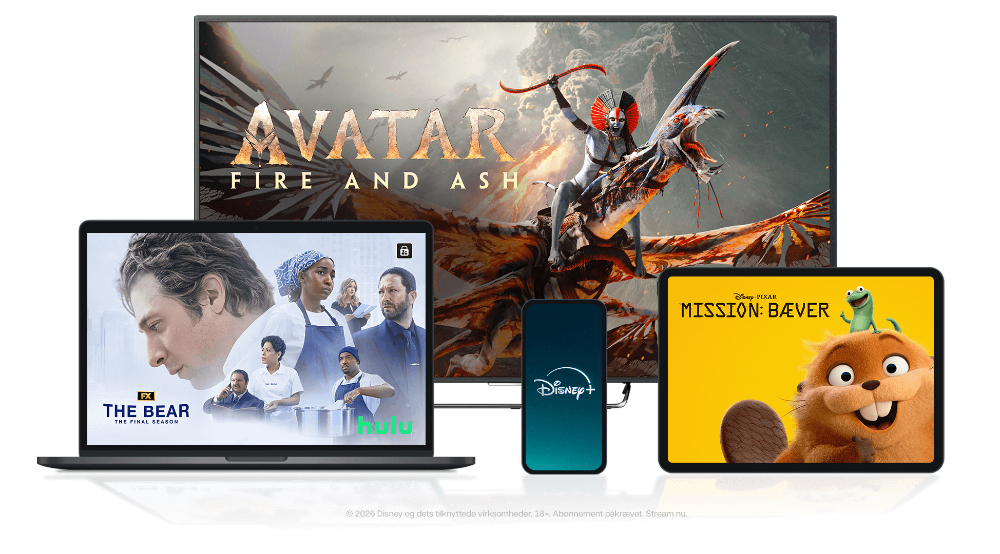 Se Disney+ på alle dine skærme